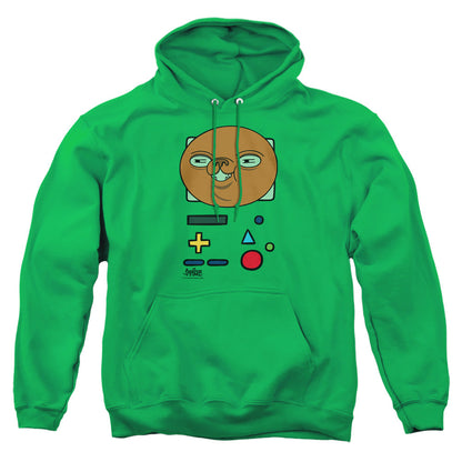 Adventure Time Bmo Mask Mens Hoodie Kelly Green
