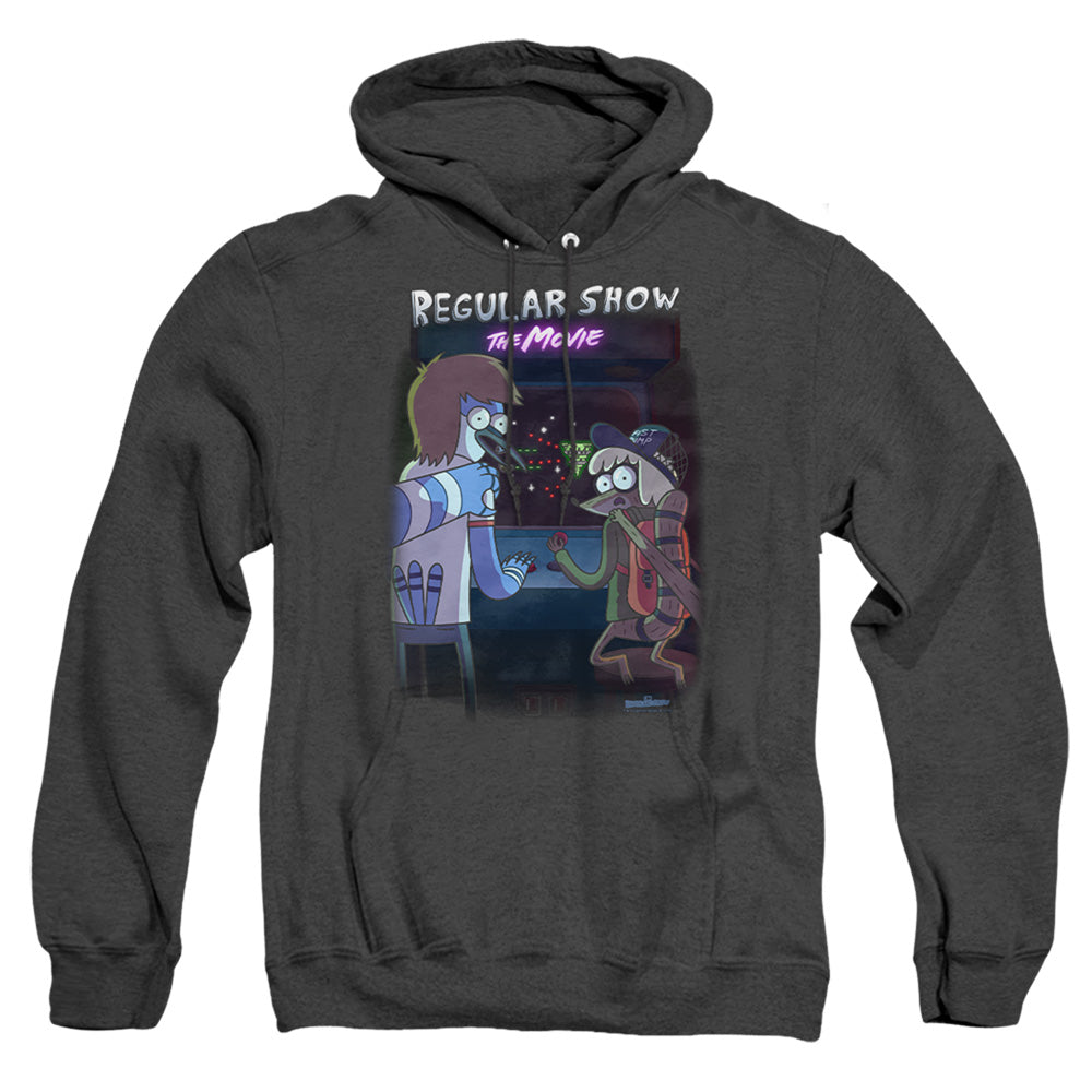 Regular Show Rs The Movie Heather Mens Hoodie Black