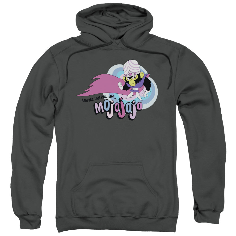 Powerpuff Girls I Am Bad I Am Evil Mens Hoodie Charcoal