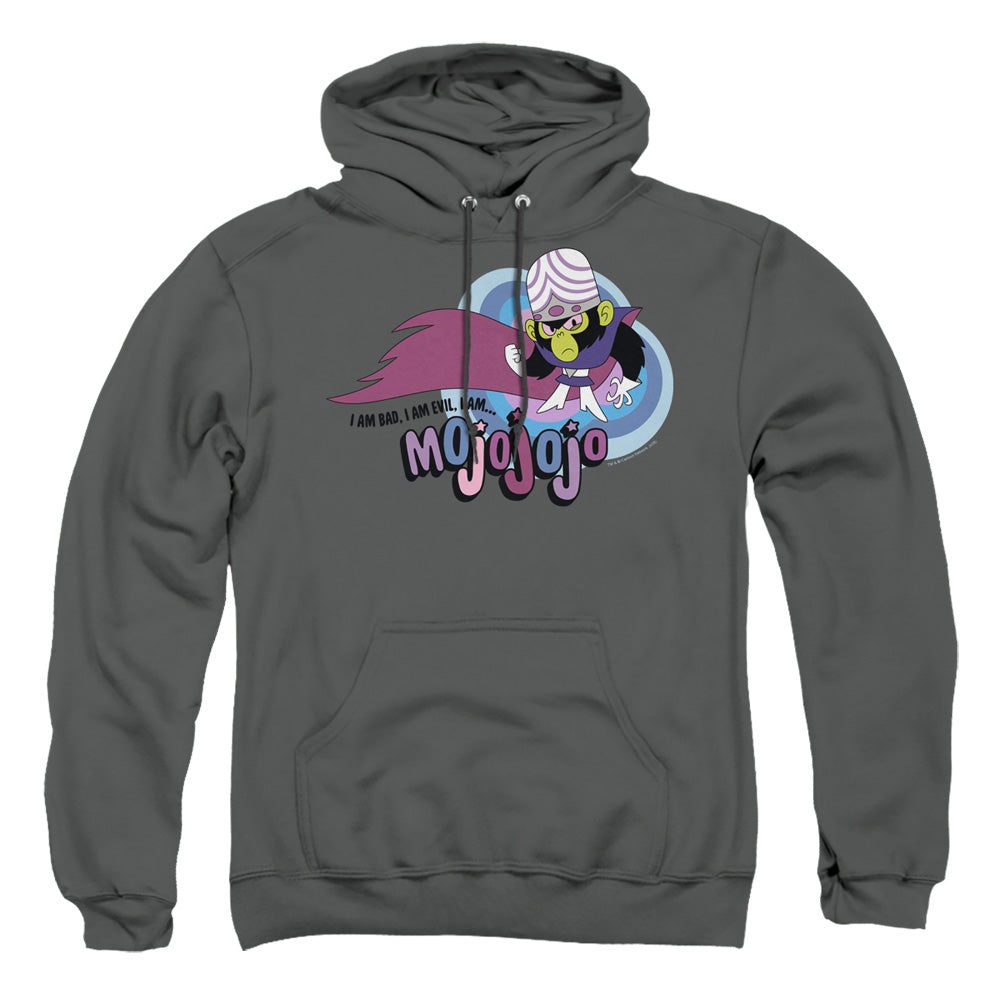 Powerpuff Girls I Am Bad I Am Evil Mens Hoodie Charcoal