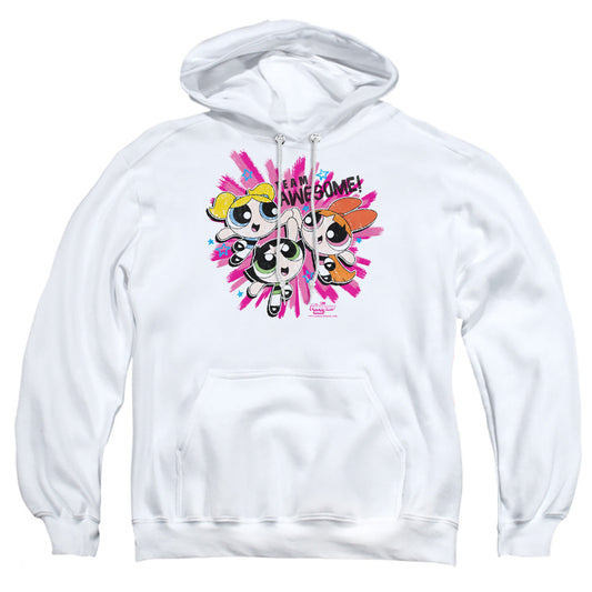 Powerpuff Girls Team Awesome Mens Hoodie White