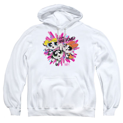 Powerpuff Girls Team Awesome Mens Hoodie White