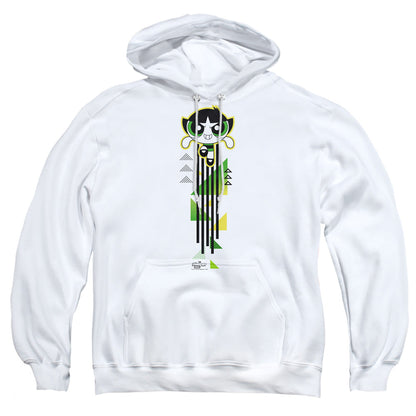Powerpuff Girls Buttercup Streak Mens Hoodie White