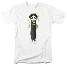 Load image into Gallery viewer, Powerpuff Girls Buttercup Streak Mens T Shirt White
