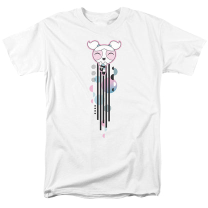 Powerpuff Girls Bubbles Streak Mens T Shirt White