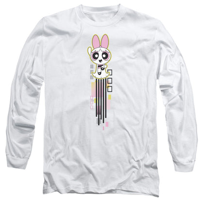 Powerpuff Girls Blossom Streak Mens Long Sleeve Shirt White