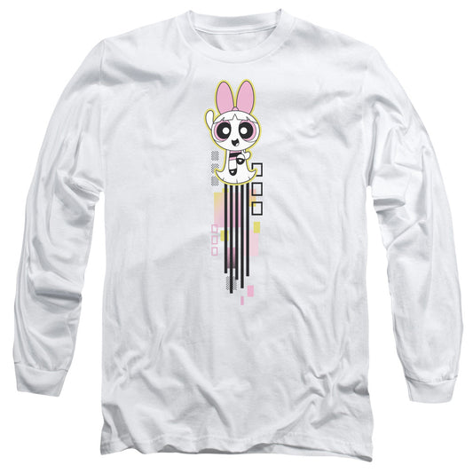 Powerpuff Girls Blossom Streak Mens Long Sleeve Shirt White