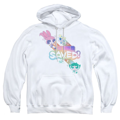 Powerpuff Girls The Day Is Saved Mens Hoodie White