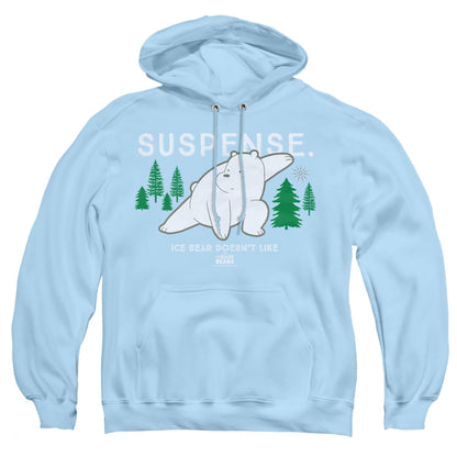 We Bare Bears Suspense Mens Hoodie Light Blue