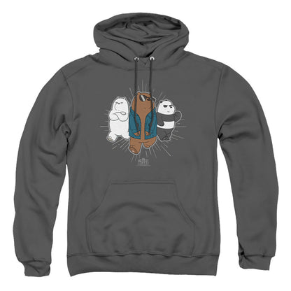 We Bare Bears Jacket Mens Hoodie Charcoal