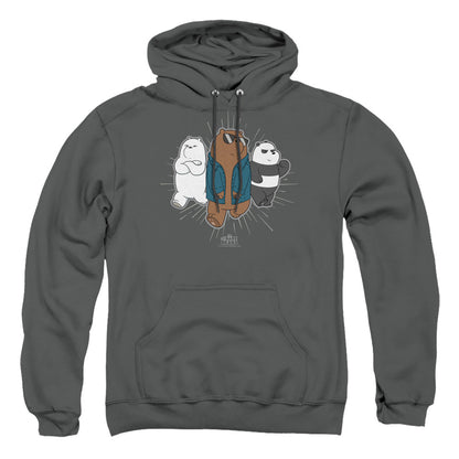 We Bare Bears Jacket Mens Hoodie Charcoal