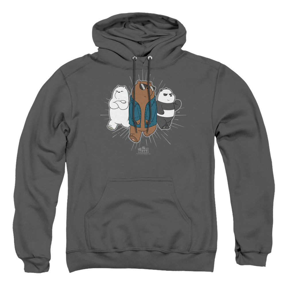 We Bare Bears Jacket Mens Hoodie Charcoal