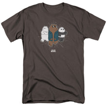 Load image into Gallery viewer, We Bare Bears Jacket Mens T Shirt Charcoal
