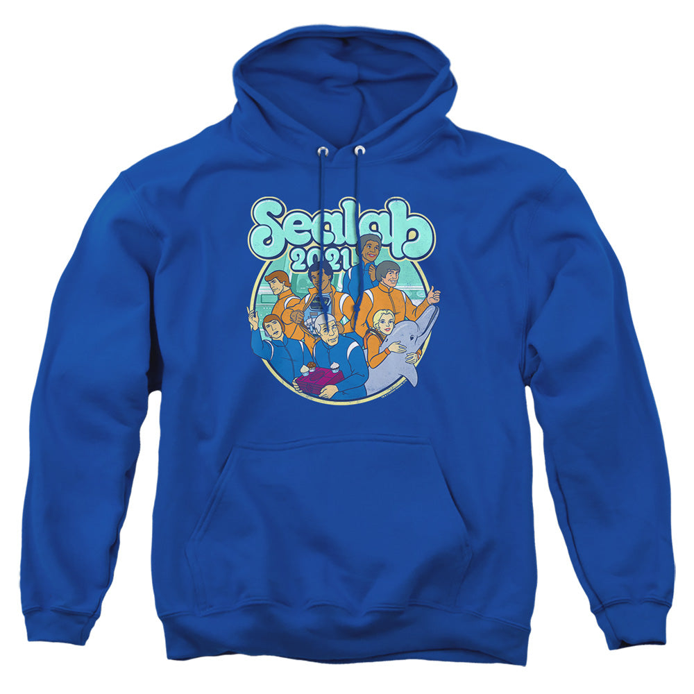 Sealab 2021 Gangs All Here Mens Hoodie Royal