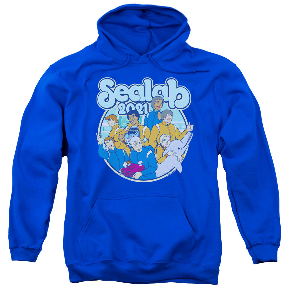 Sealab 2021 Gangs All Here Mens Hoodie Royal Blue