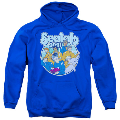 Sealab 2021 Gangs All Here Mens Hoodie Royal Blue