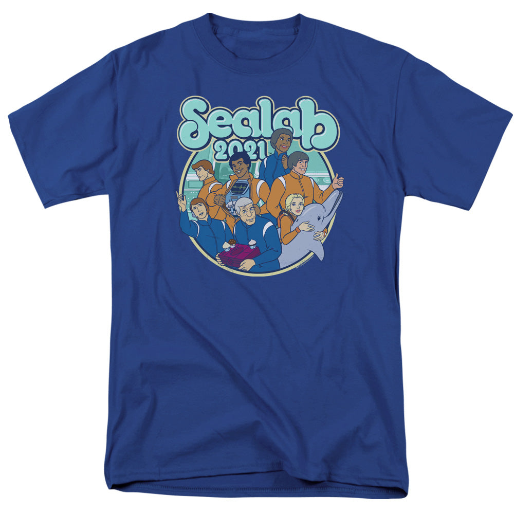 Sealab 2021 Gangs All Here Mens T Shirt Royal