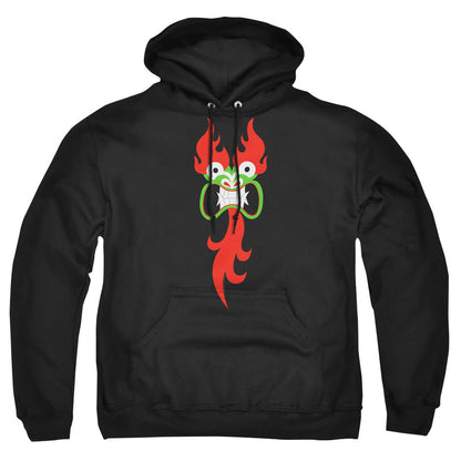 Samurai Jack Aku Face Mens Hoodie Black