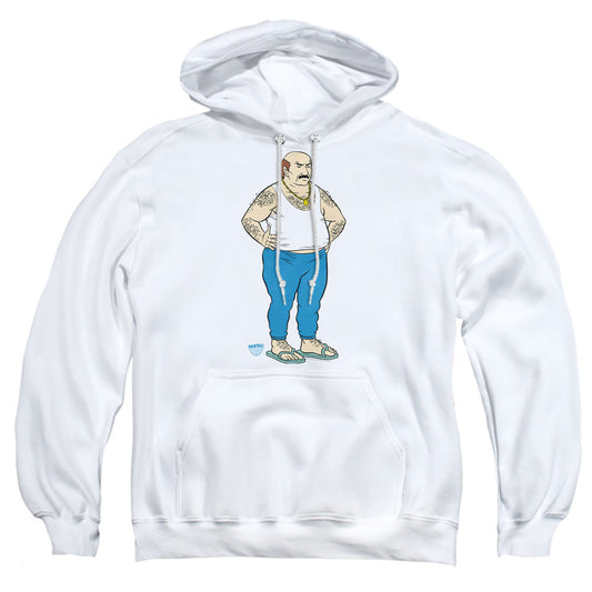 Aqua Teen Hunger Force Carl Mens Hoodie White