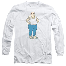 Load image into Gallery viewer, Aqua Teen Hunger Force Carl Mens Long Sleeve Shirt White
