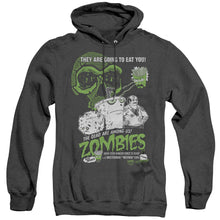 Load image into Gallery viewer, Aqua Teen Hunger Force Zombies Heather Mens Hoodie Black

