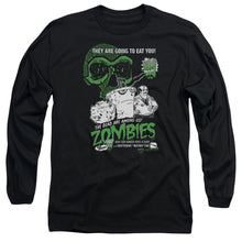 Load image into Gallery viewer, Aqua Teen Hunger Force Zombies Mens Long Sleeve Shirt Black
