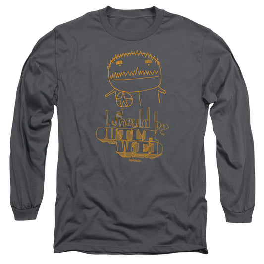 Squidbillies Outlawed Mens Long Sleeve Shirt Charcoal Officially Licensed
