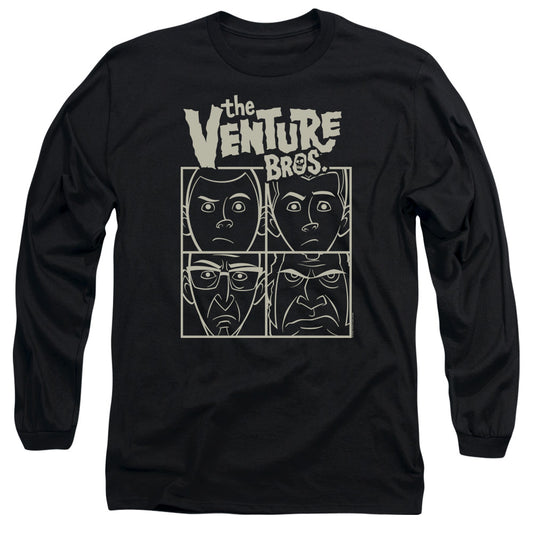 The Venture Bros Venture Mens Long Sleeve Shirt Black Officially Licensed