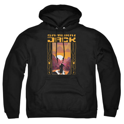 Samurai Jack Sunrise Mens Hoodie Black