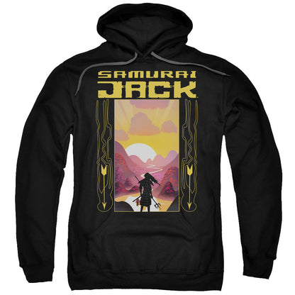 Samurai Jack Sunrise Mens Hoodie Black