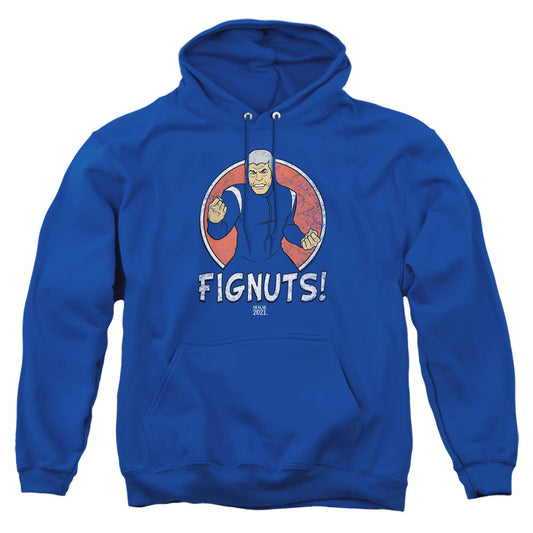 Sealab 2021 Fignuts Mens Hoodie Royal