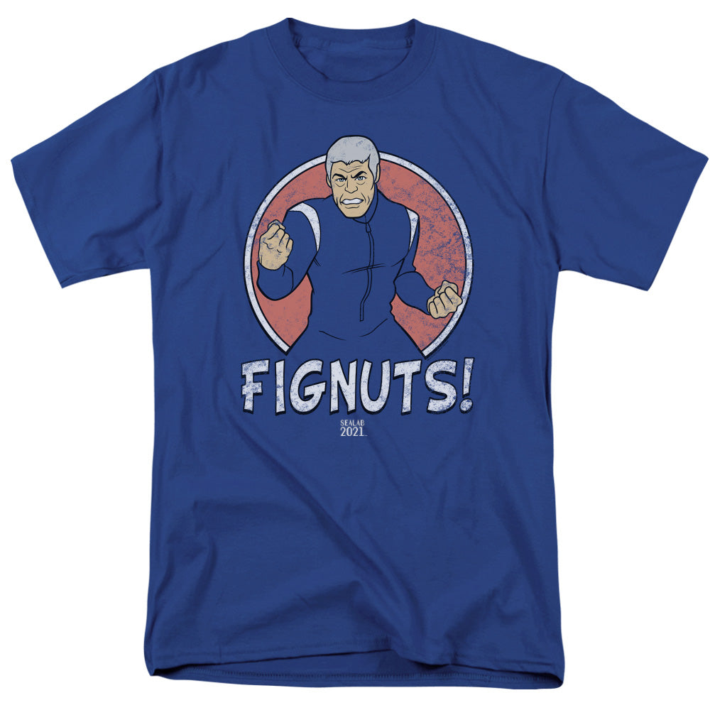 Sealab 2021 Fignuts Mens T Shirt Royal