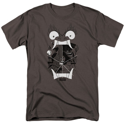 Samurai Jack Divisive Mens T Shirt Charcoal