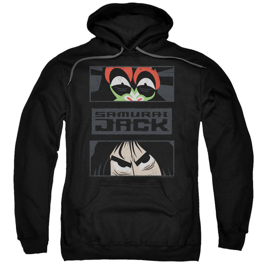 Samurai Jack Stare Down Mens Hoodie Black