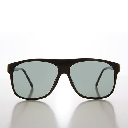 Glass Lens Square Large Vintage Aviator Sunglass  - Conrad