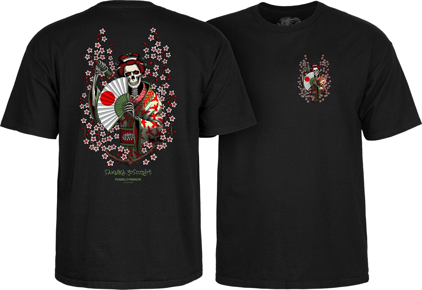 Powell Peralta Sakura Yosozumi Samurai Mens T Shirt