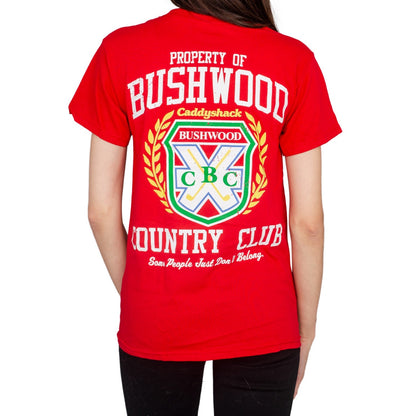 Caddyshack Bushwood CC Back Print T Shirt