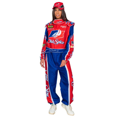 Cal Naughton Talladega Movie Replica Auto Racing Halloween Cosplay Costume