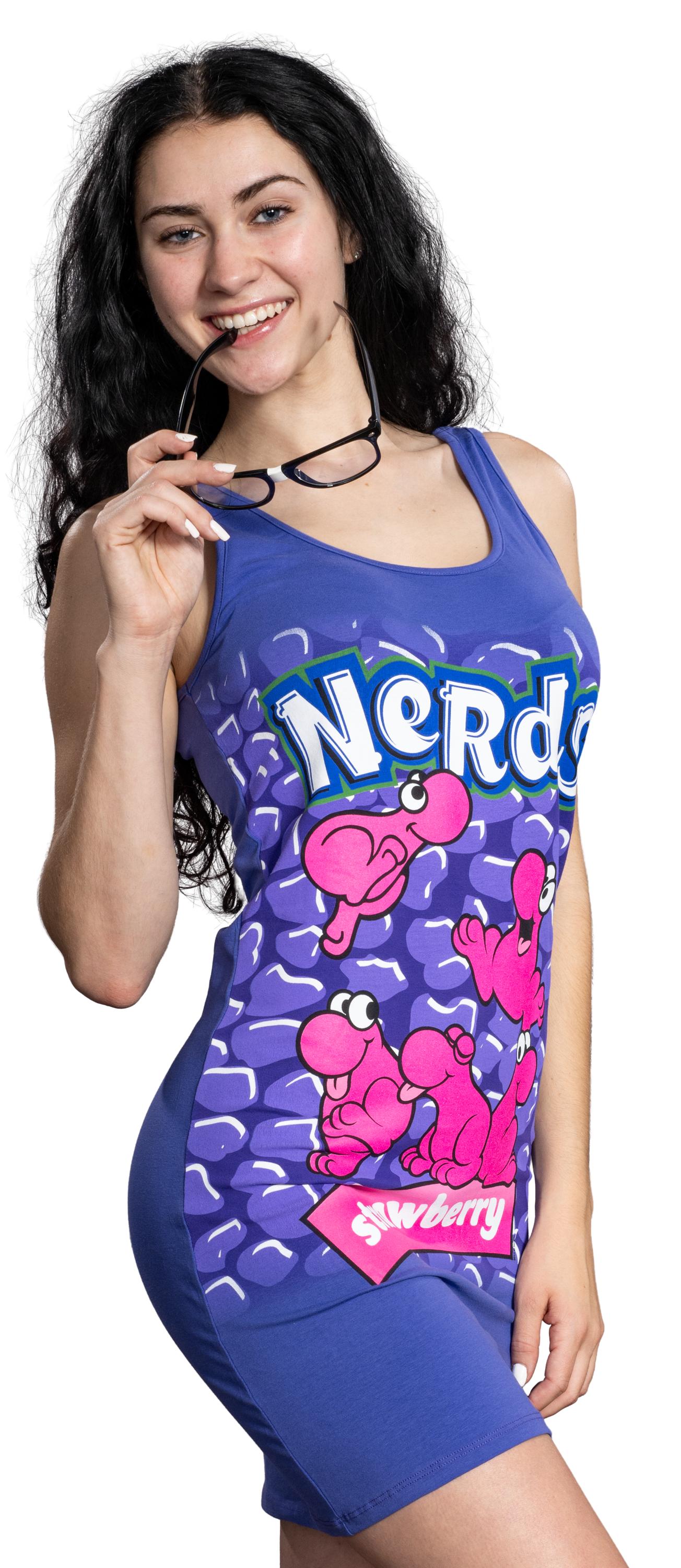 Women's Nerds Candy Halloween Cosplay Costume Tank Dress (3 Colors)