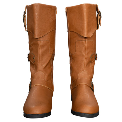 Caribbean Movies Pirate Boots Adventure Footwear Halloween Costume Cosplay