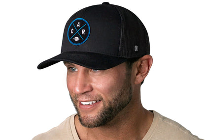 Carolina Trucker Haka Hat Black CAR X Football Snapback