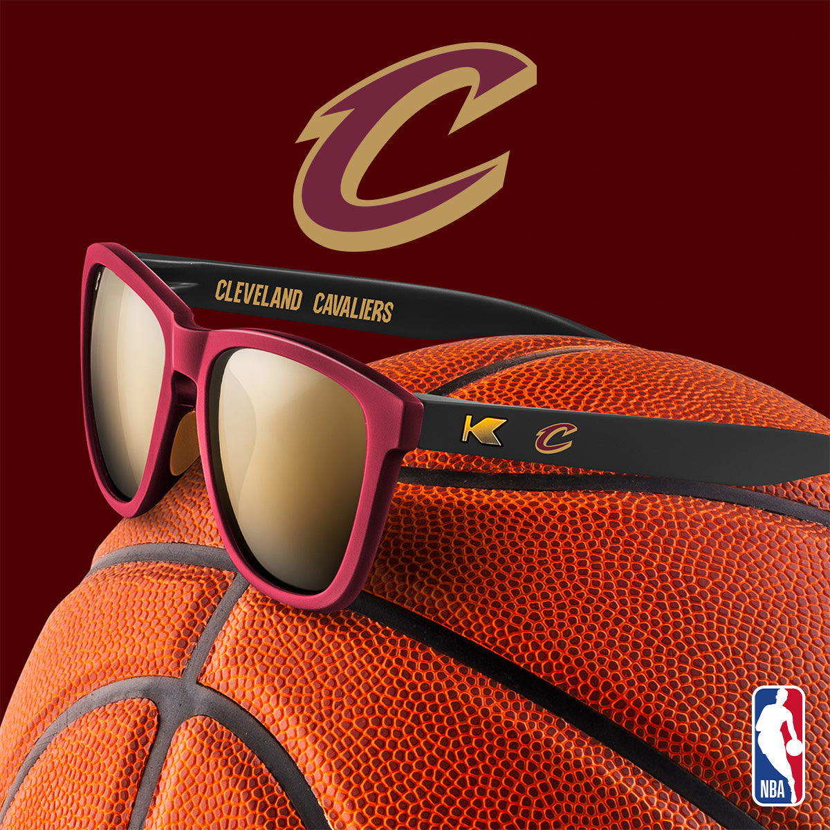 Cleveland Cavaliers Officially Licensed Knockaround Sunglasses