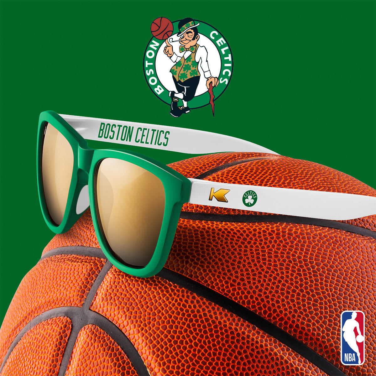 Boston Celtics Officially Licensed Knockaround Sunglasses