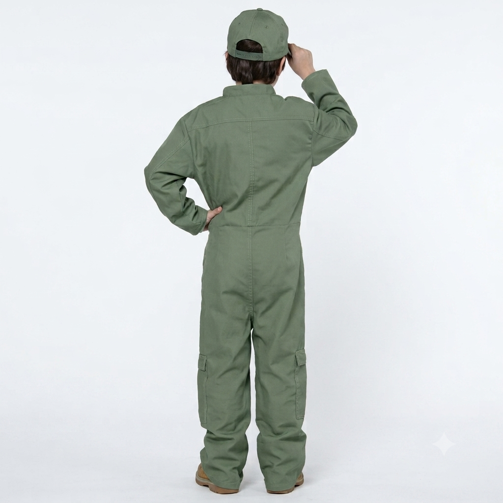 US Air Force Pilot Uniform Military Soldier Child Costume