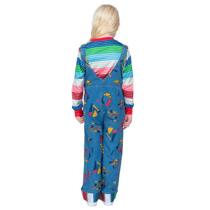 Chuckie Costume Good Guys Doll Child Halloween Cosplay