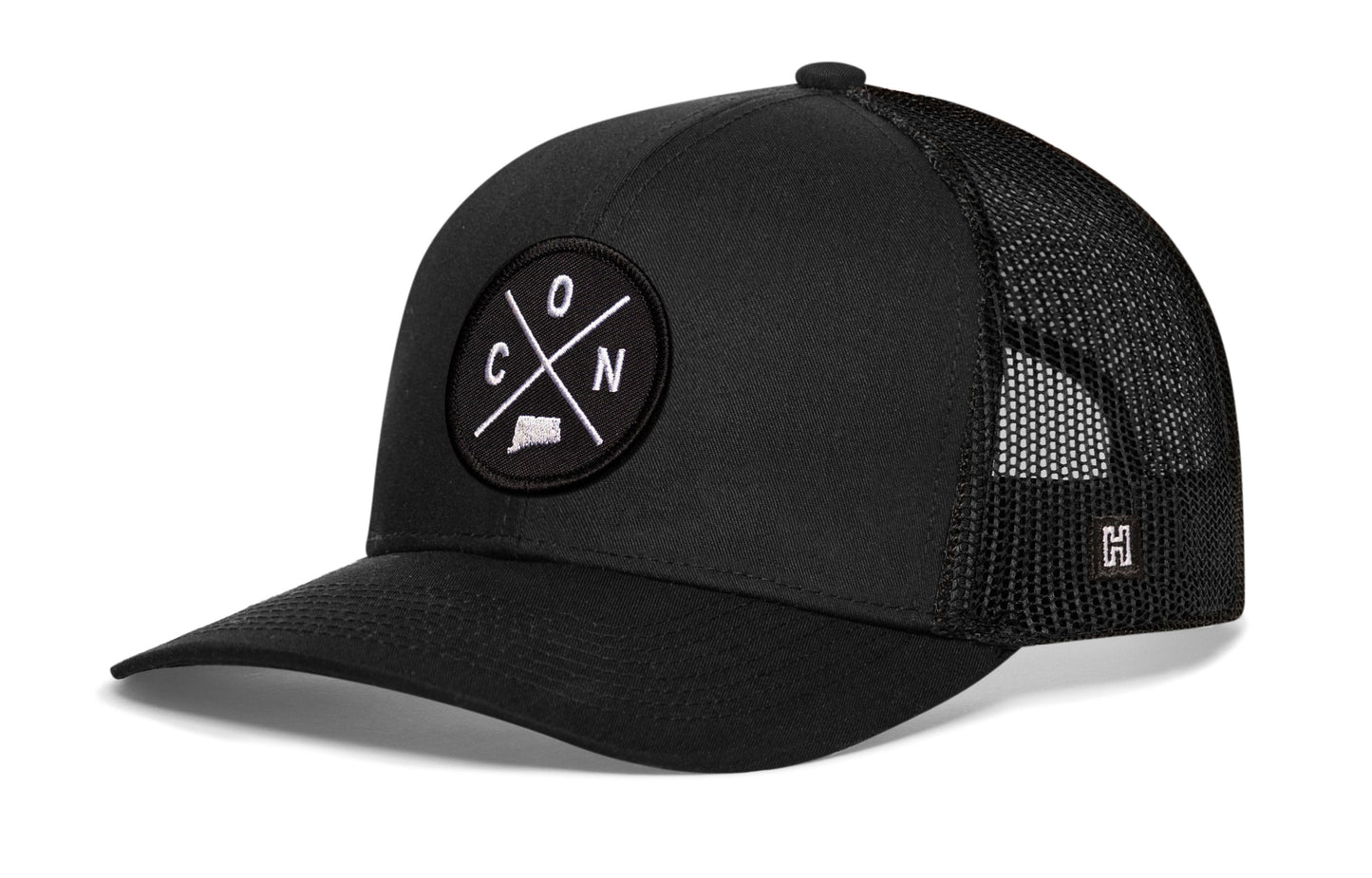 Connecticut Trucker Haka Hat Black CON X Snapback