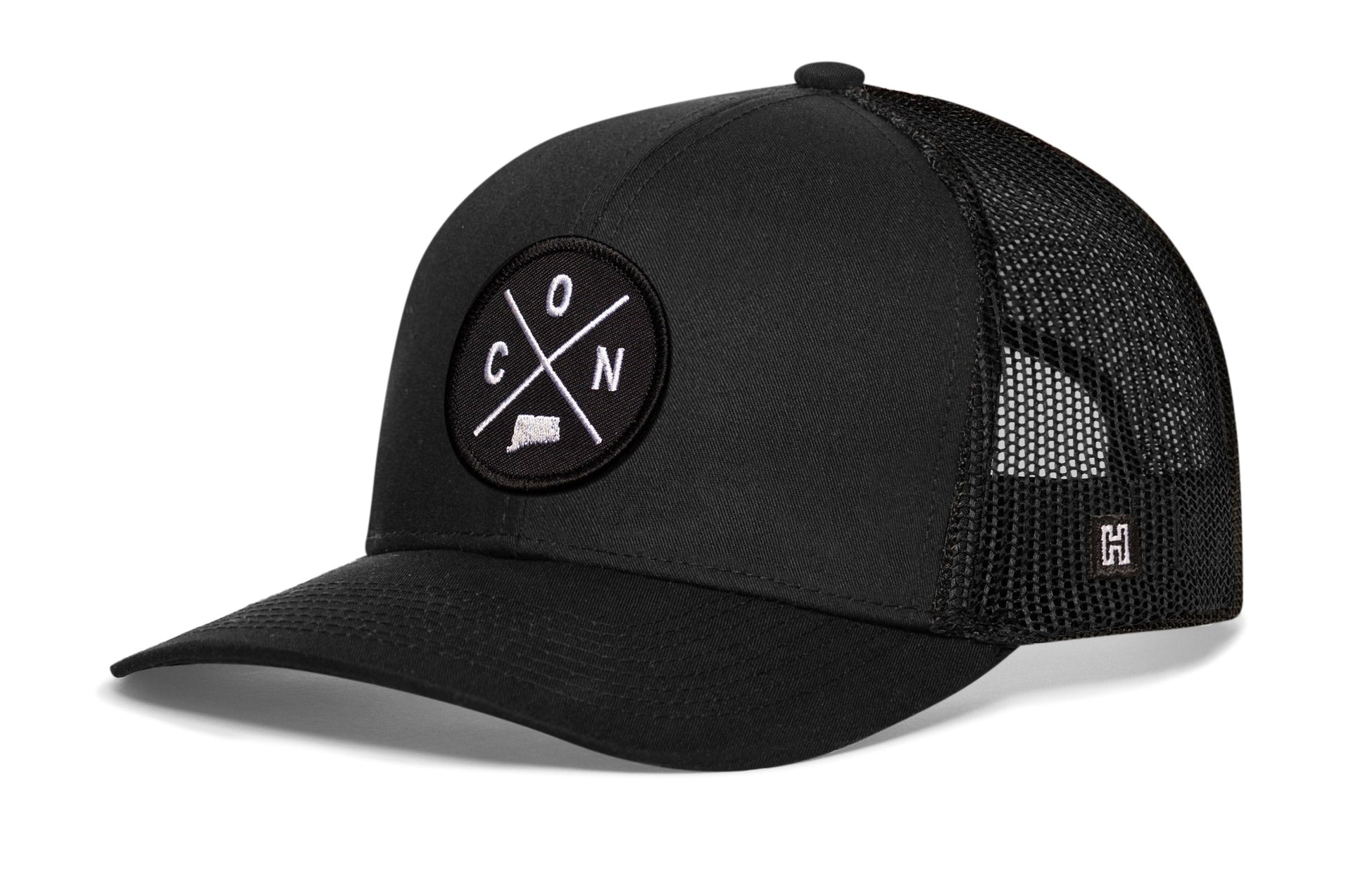 Connecticut Trucker Haka Hat Black CON X Snapback