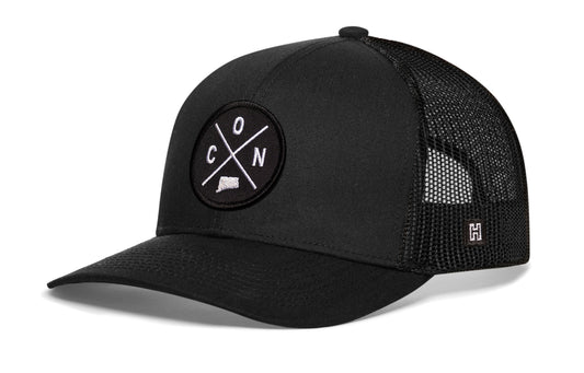 Connecticut Trucker Haka Hat Black CON X Snapback