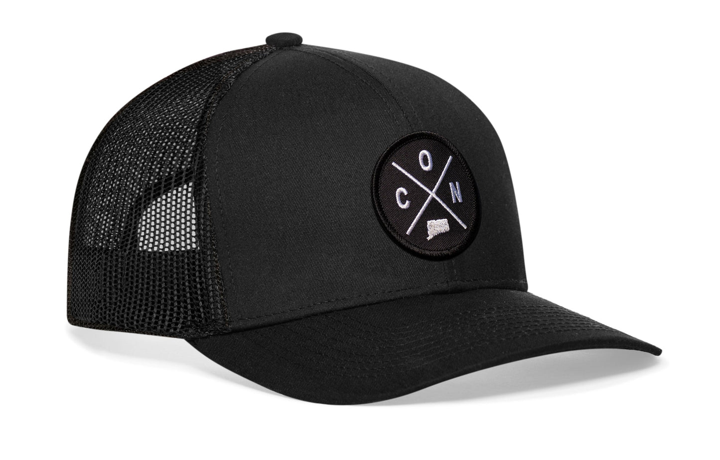Connecticut Trucker Haka Hat Black CON X Snapback