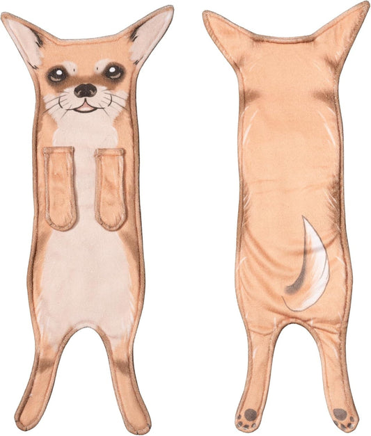 Animal Funny Themed Hanging Hand Towels for Bathroom & Kitchen – Soft Decorative Face Washcloths with 10 Cute Designs